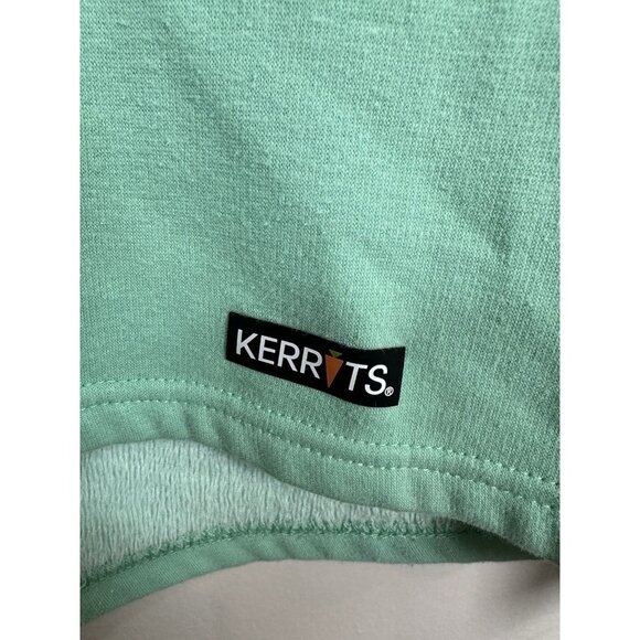 Kerrits Fleece Quarter Zip Size Large ? Mint Navy Pullover Equestrian Horse - Picture 3 of 8